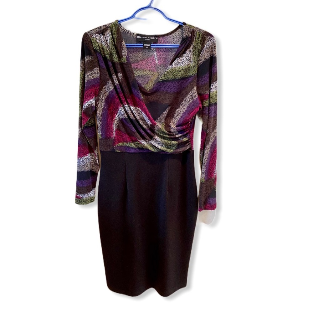 Faux-Wrap Dress (small)